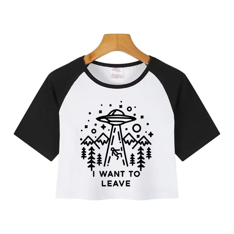 T-shirt graphique drôle pour femme, style coréen, décontracté, imprimé Y2K, Harajuku, GOTH, court, M