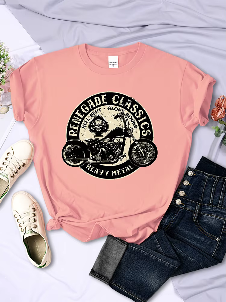 T-Shirt Manches Courtes pour Femme, Vêtement de Luxe, Mode Coréenne, Été, Hip Hop, Renegade Irritati