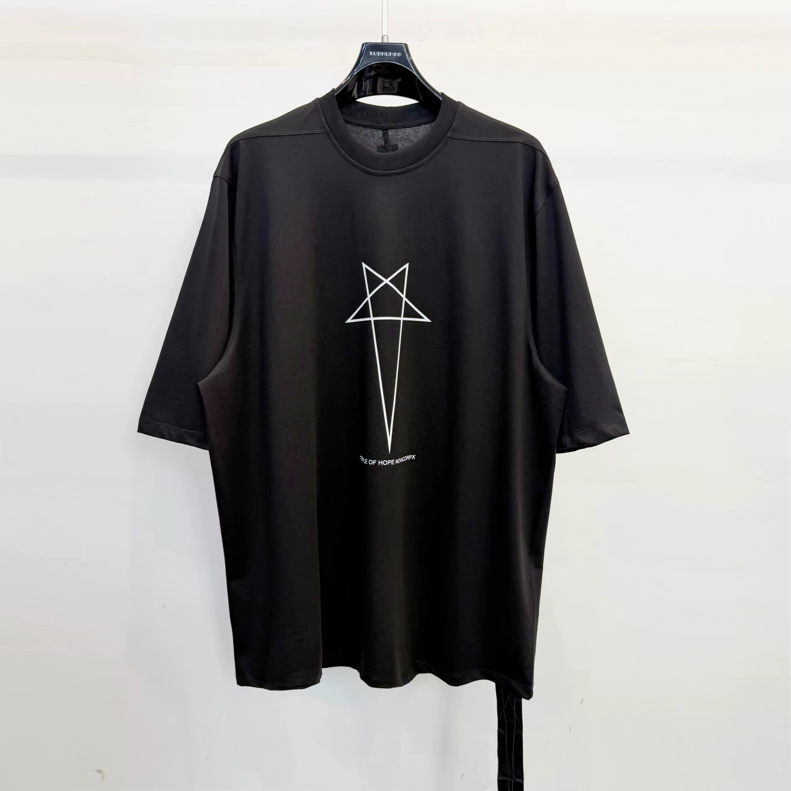 T-shirt Oversize Homme Owen Seak 100% Coton Style Gothique Décontracté Haut Tendance Été Designer Ur
