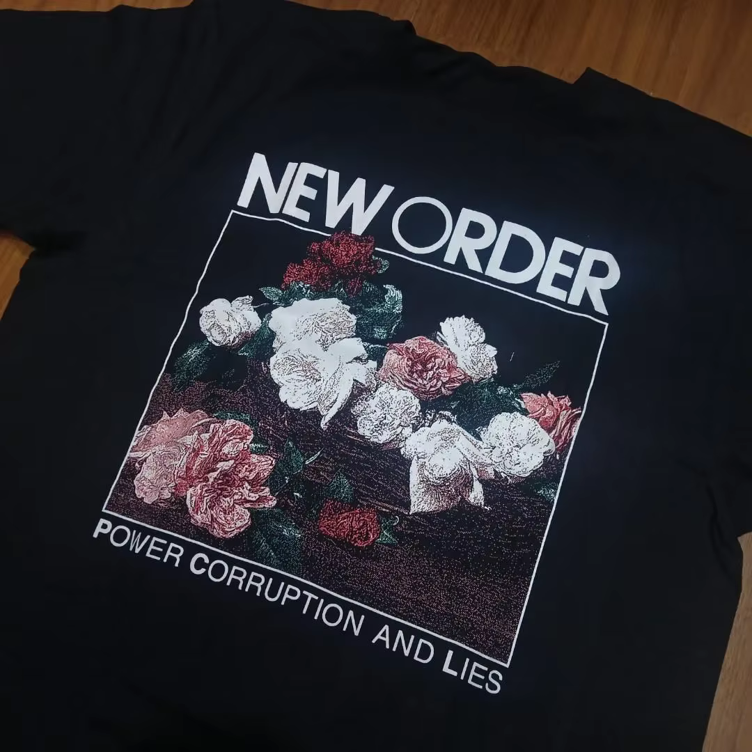 Rare nouvelle commande puissance corruption et mensonges Album groupe T-shirt pleine taille S4544