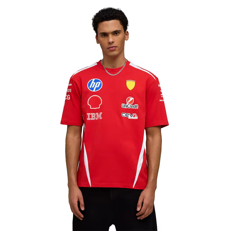 T-shirt Commémoratif Équipe Rouge Sports Extrêmes Course Automobile Été 2026 – Le FAVORIS des Fans, 