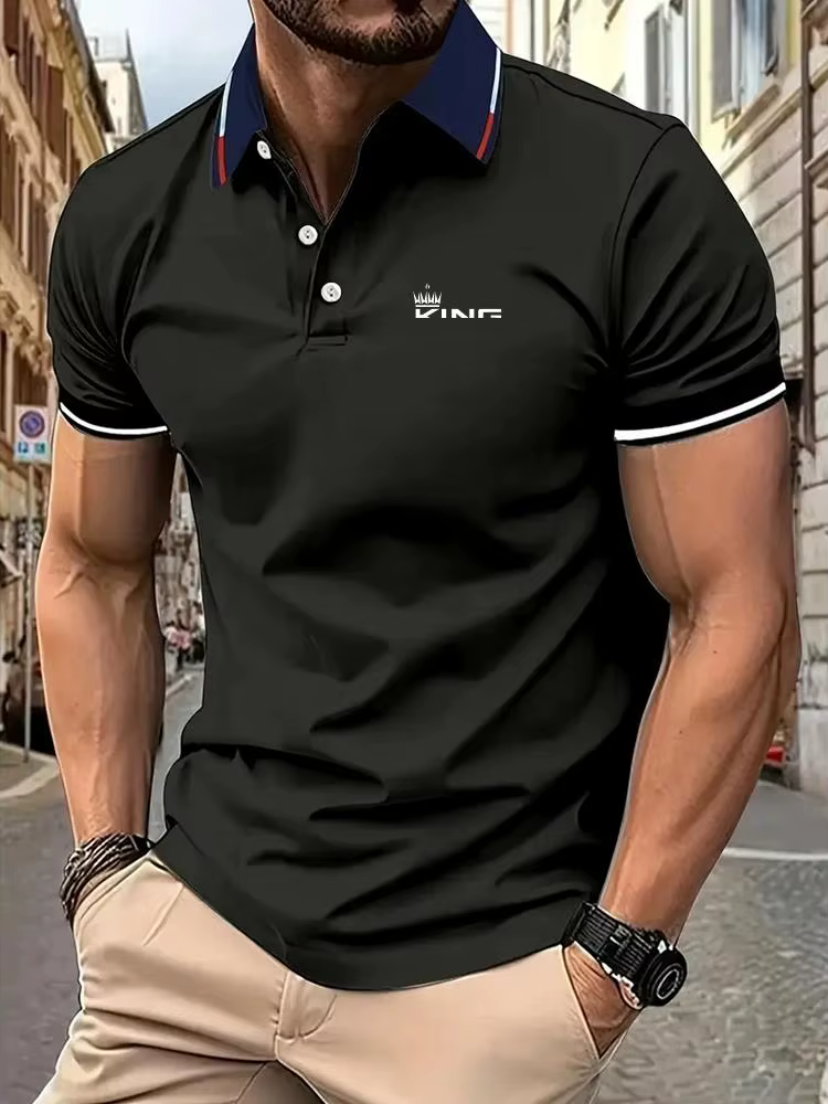 Polo décontracté à manches courtes pour homme : classique, tendance et amincissant