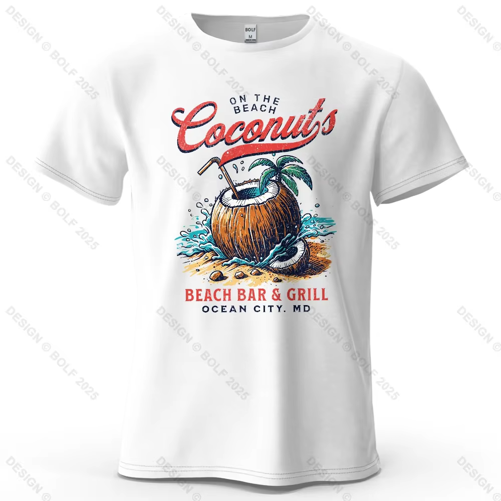 T-shirt à manches courtes imprimé vintage 100 % coton pour homme et femme, idéal pour les sorties à