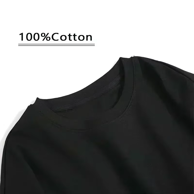 2025 automne hiver marque de luxe lettre impression hommes T-shirt de haute qualité pur coton unisex