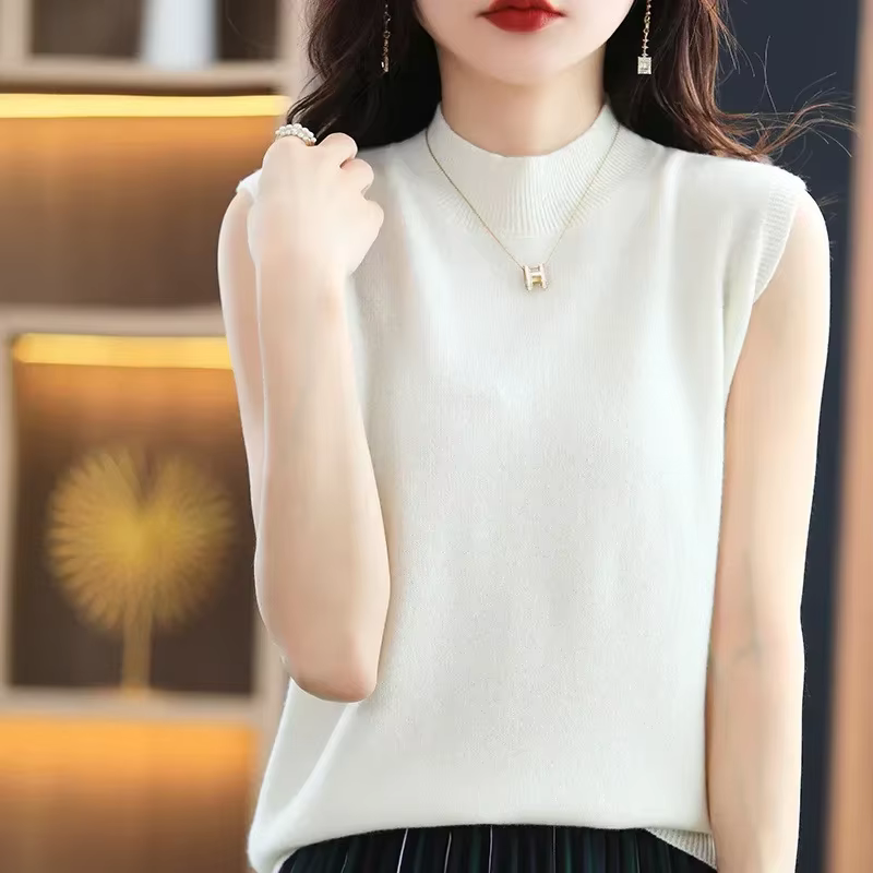 Pull en tricot chaud à col haut pour femme, pulls décontractés, coupe couvertes, glaçure, mode corée