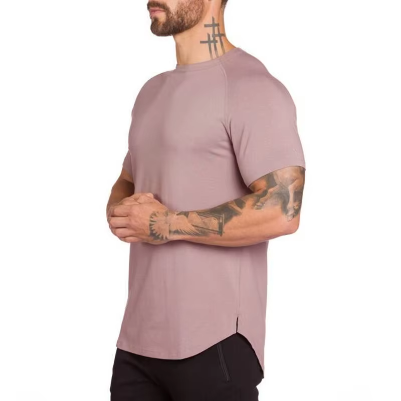 Vêtements de sport vierges Fitness T-shirt hommes mode étendre Hip Hop été à manches courtes T-shirt