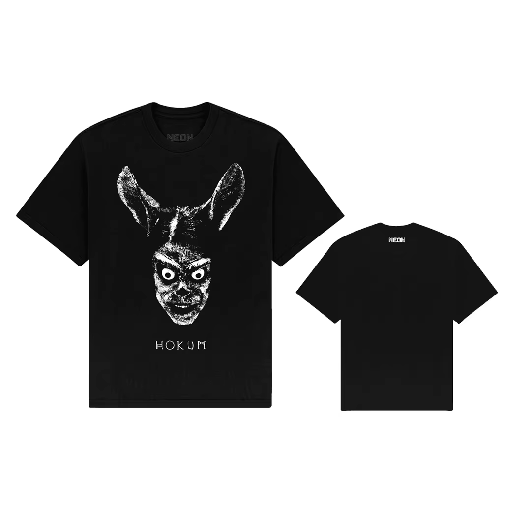 HOKUM Jack The Donkey T-shirt avec image de film d'horreur, T-shirt à la mode d'été en pur coton pou