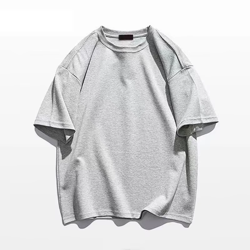 T-Shirt 100% coton pour hommes et femmes, de haute qualité, couleur unie, vêtements de base décontra