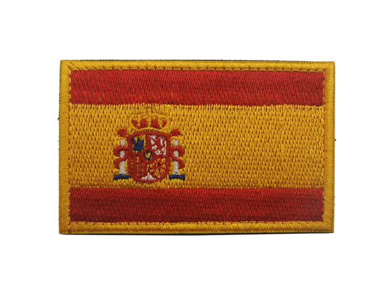 Îles canaries Espagne drapeau drapeaux brodés patchs Islas Canarias emblème épaule espagnol Badge ap