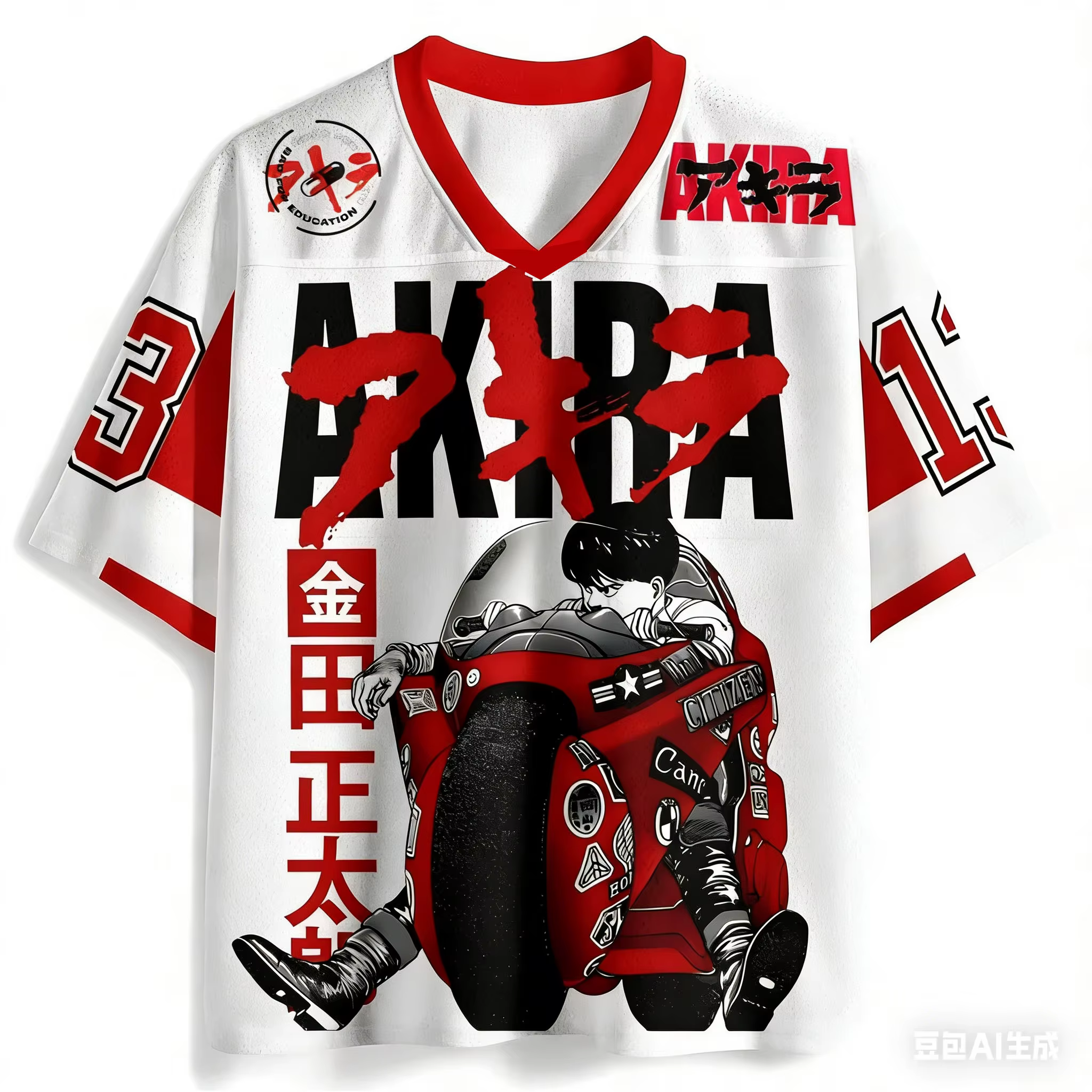 T-shirt de sport et de fitness Akira imprimé en 3D, nouvelle collection été 2026, tendance, style hi
