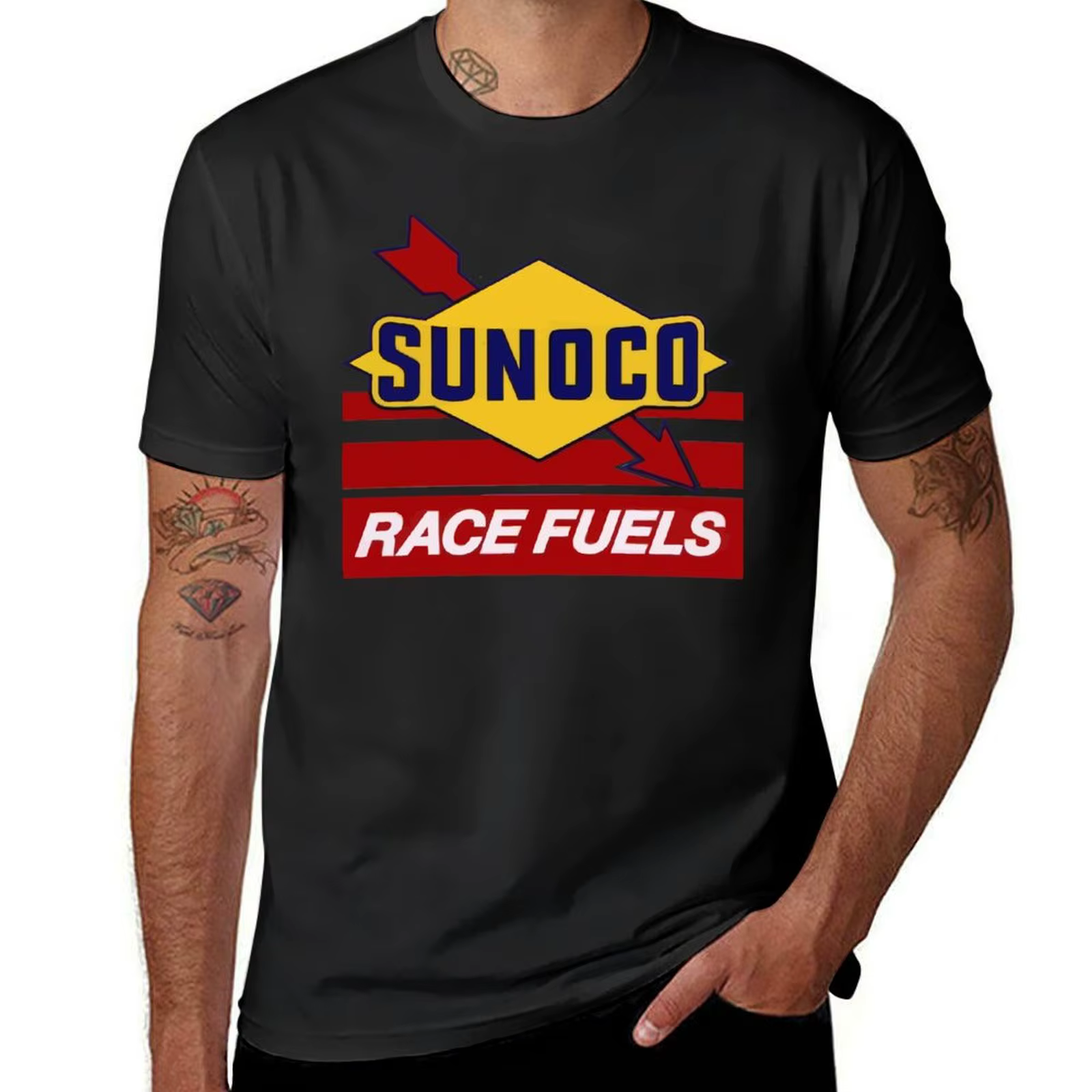 T-shirt SunMédiateur phones pour hommes, imprimé animal, vintage, garçons, classique