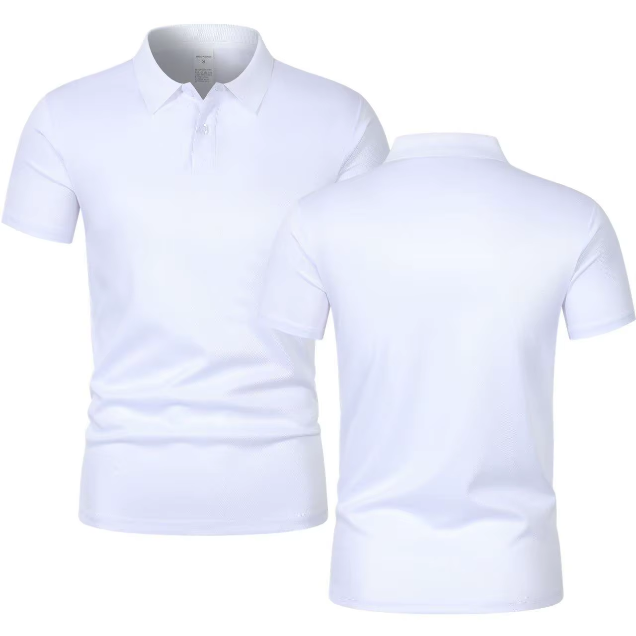 2025 Polo de couleur unie ultra-léger pour hommes, chemise respirante à séchage rapide, anti-transpi