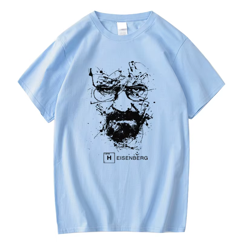 Hommes mode haut décontracté qualité 100% coton Breaking Bad t-shirts hommes Heisenberg Camisetas Ho
