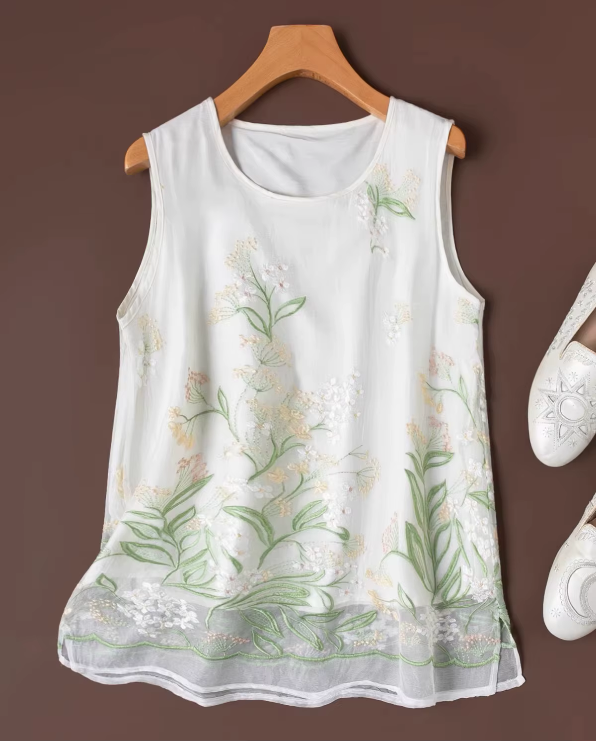 Tcyeek t-shirt 100% soie véritable pour femmes, vêtements de printemps et d'été, hauts élégants pour