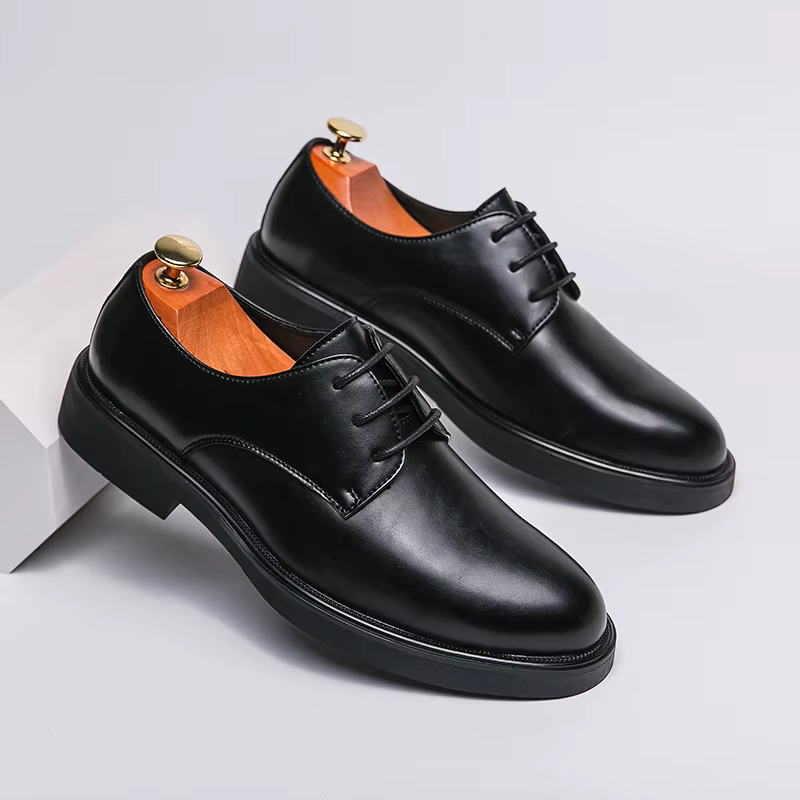 Chaussures à lacets en cuir pour hommes, chaussures de soirée et de mariage, chaussures provoqué Der