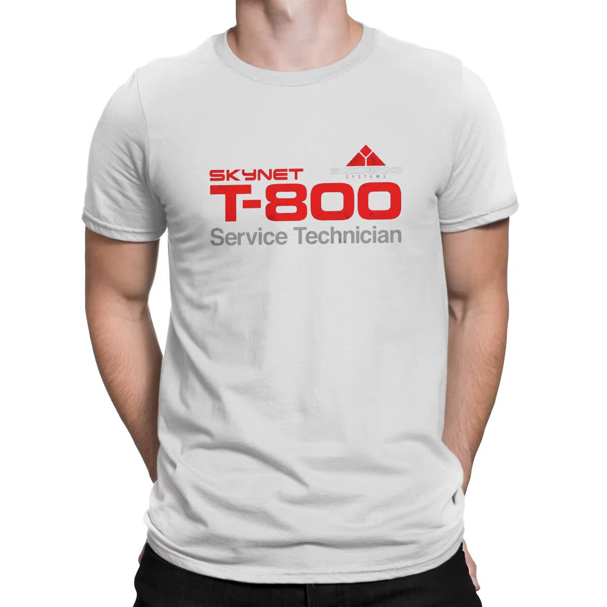 Le technicien Terminator T-800 t-shirt graphique hommes hauts Vintage Goth été à manches courtes Har