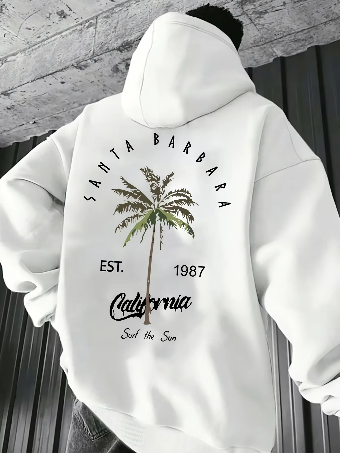 Sweat-shirt à capuche à manches longues pour hommes et femmes, imprimé palmier Tropical, mode automn