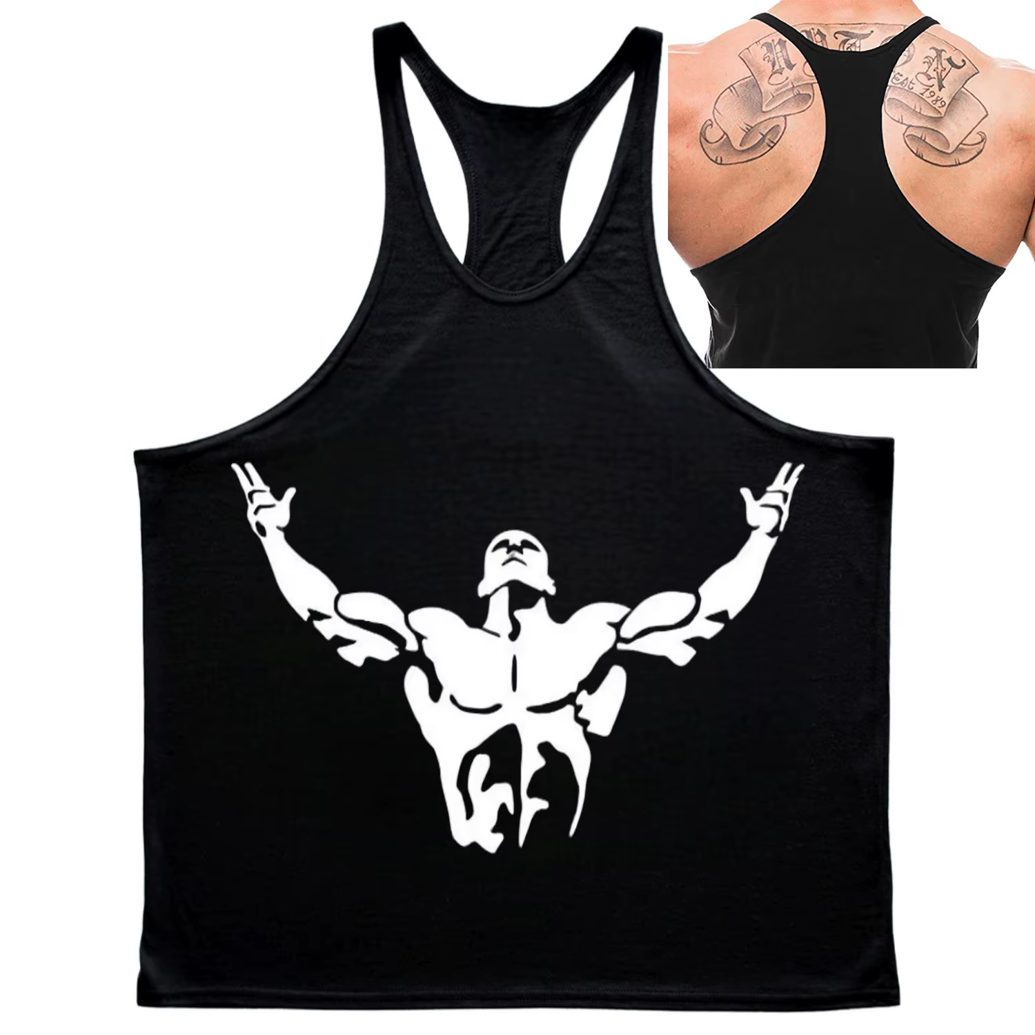 Haut de gymnastique hommes chemise de musculation Fitness hommes gilet Singlet sans manches sweat ho
