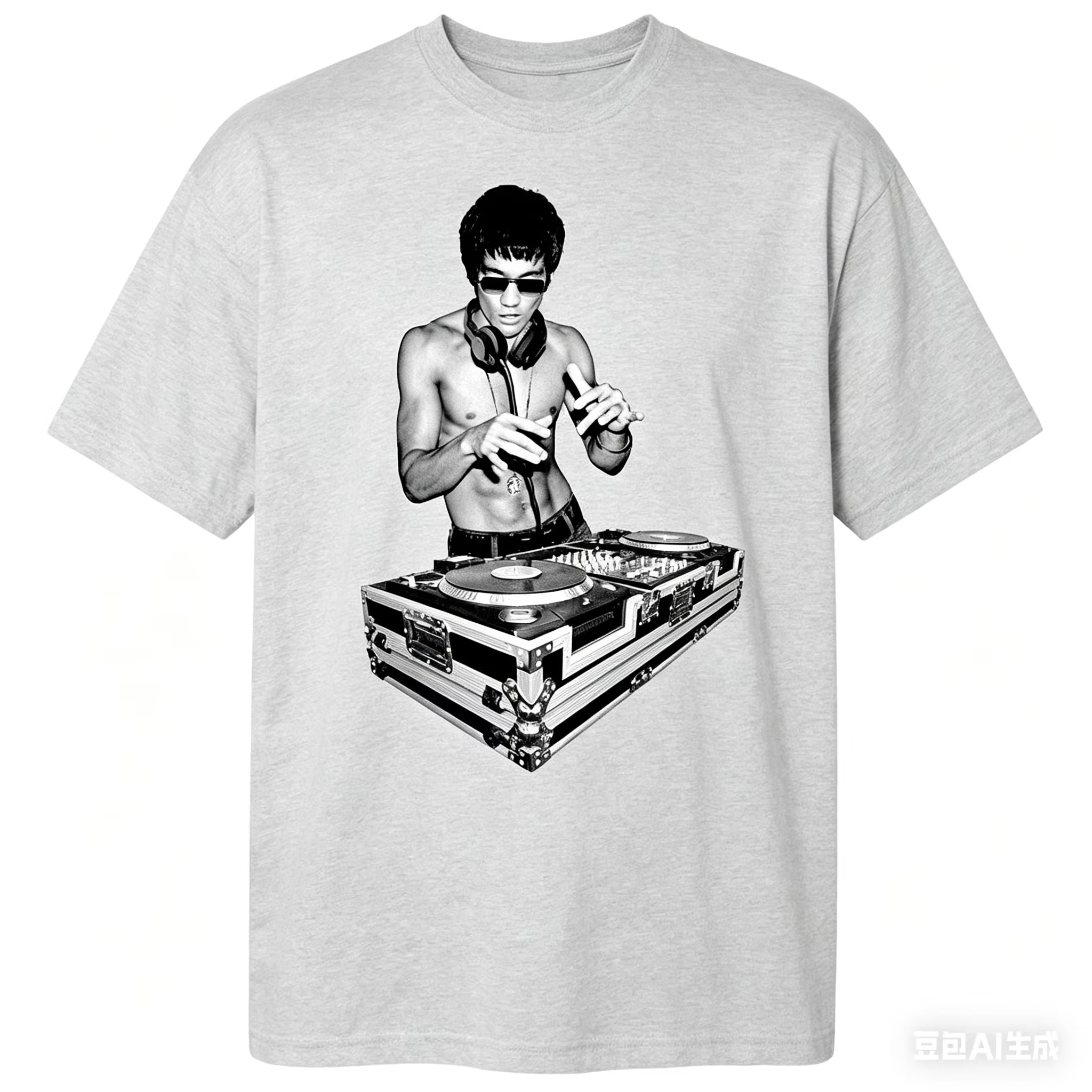 T-shirt DJ Lee inspiré de Bruce, T-shirt drôle Tony Stark Kung Fu, cadeau pour les fans de films
