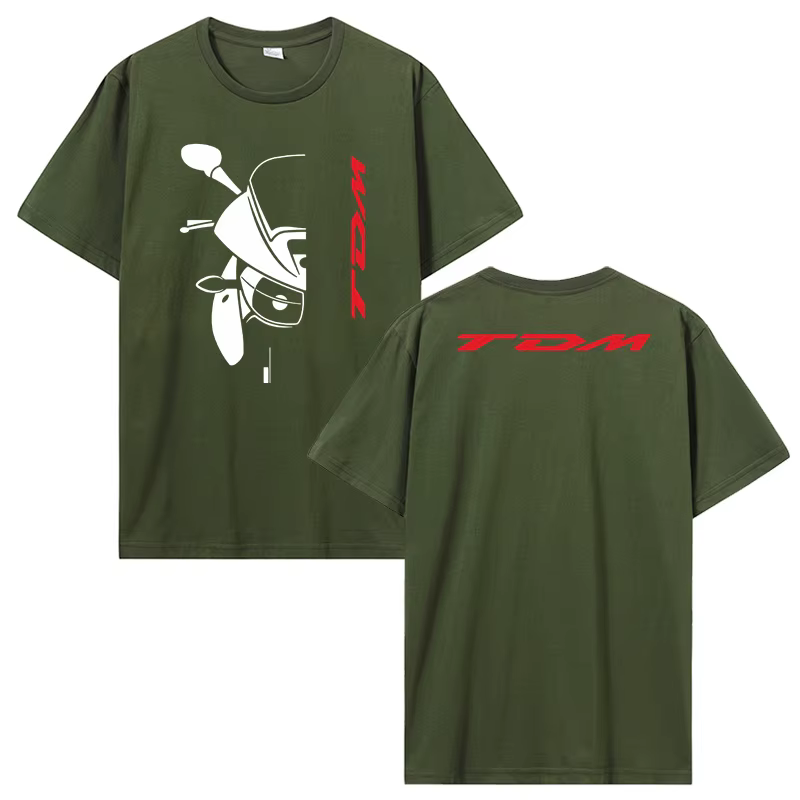 Double face Yama Tdm 900 voiture Auto T-Shirt vêtements pour hommes été décontracté col rond T-Shirt