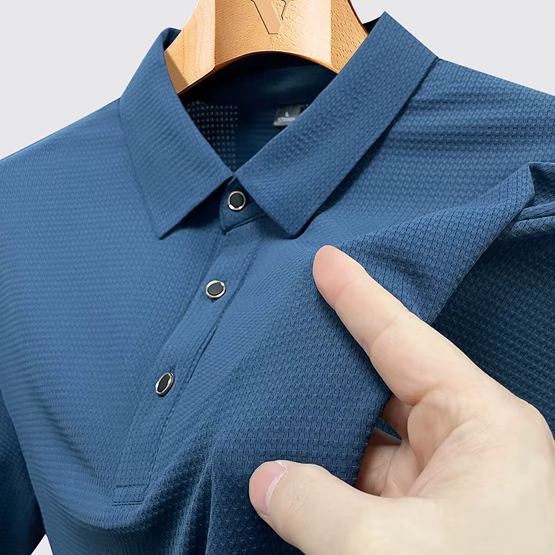 Polo hommes grande taille 9xl 8xl été haute qualité respirant manches courtes séchage rapide Nylon r