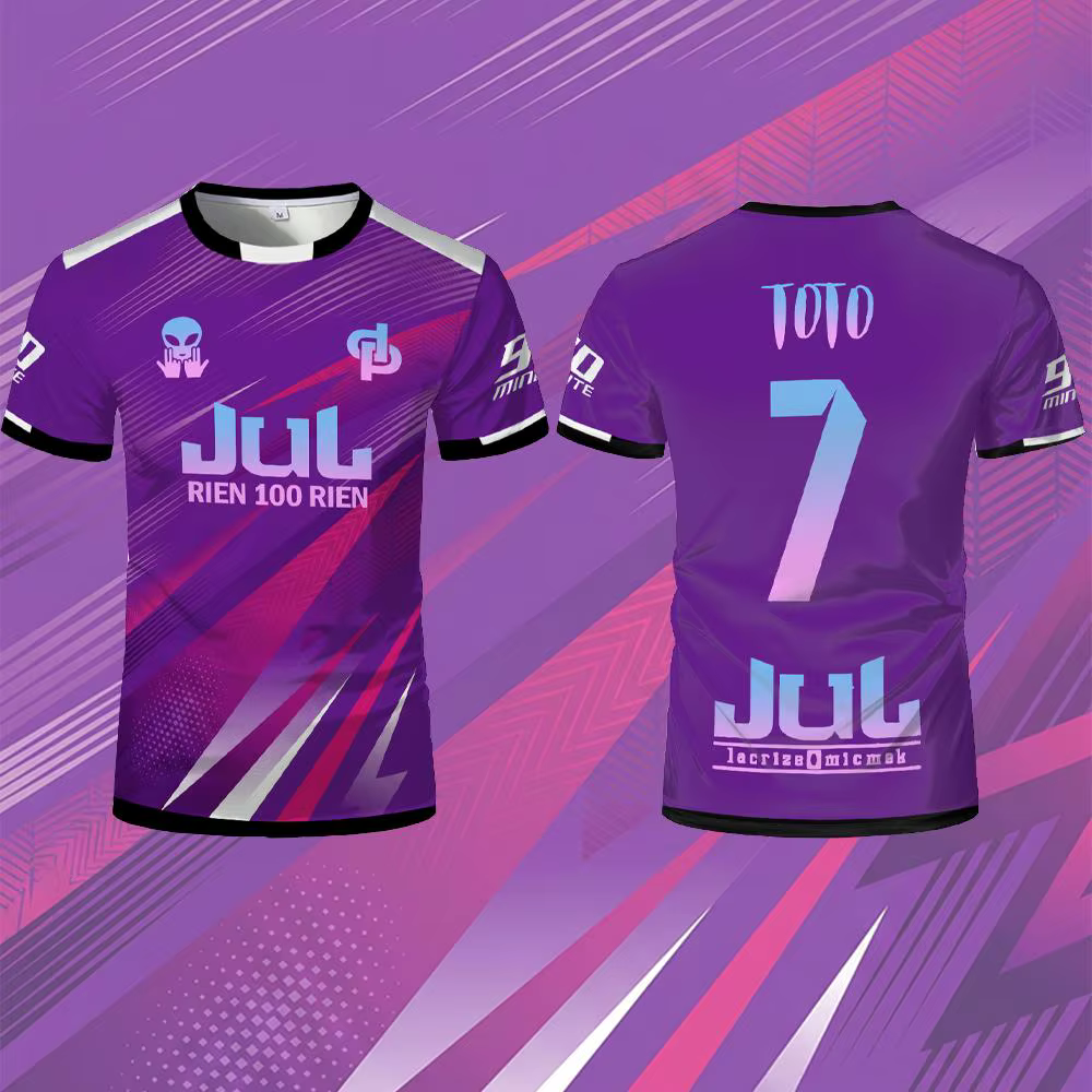 Nouveau T-shirt d'entraînement de football respirant pour l'été 2026 JUL Toto Ninetta Rien 100 Rien,