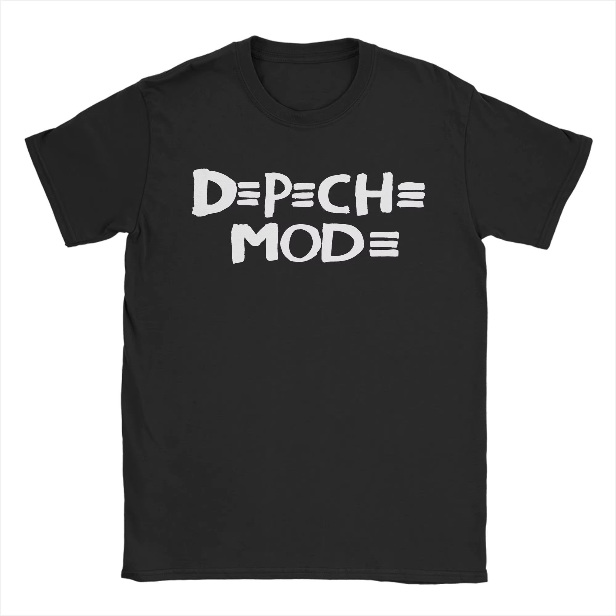 T-shirts de la groupe de musique Depeche pour hommes Mode     T-shirt vintage en coton à col rond et