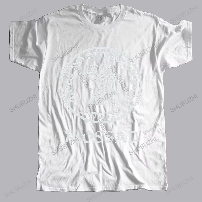 T-shirt manches courtes homme, estival et à la mode, en coton, T-Coalition MOSSAD, volatilité, médic