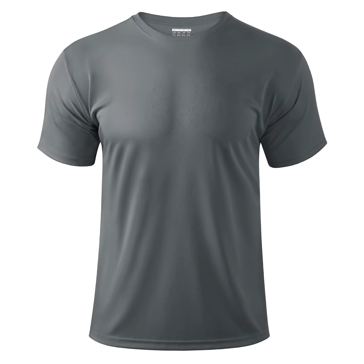 TACVASEN UPF 50 + UV chemise hommes col rond manches courtes basique été t-shirt style décontracté s