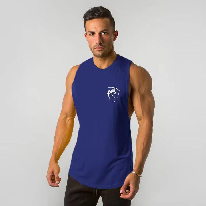 Hommes débardeurs vêtements de sport hommes haut court gilet hommes musculation Muscle chemise Singl