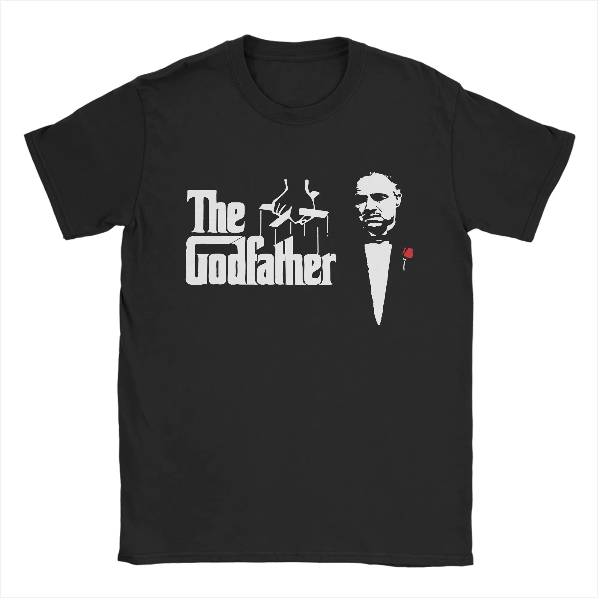 T-shirt Padrino The Godfather pour hommes et femmes, vêtements en coton Marlon Brando Corleone, Vint