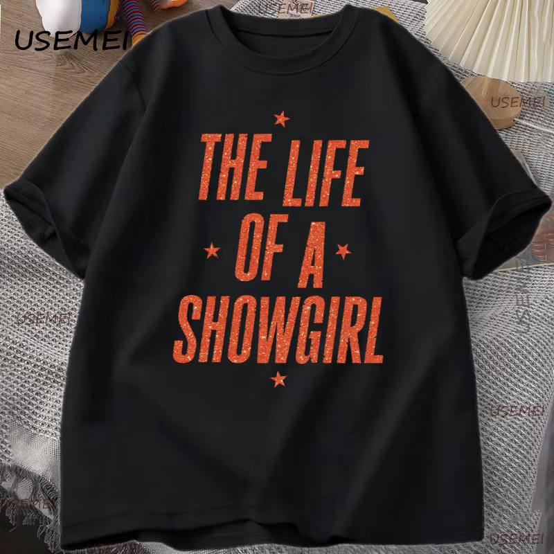 La vie d'un Showgirl T-shirt hommes femmes Concert musique T-shirt décontracté coton à manches court
