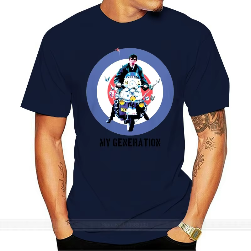 T-shirt à manches courtes My Generation Mod Scooter pour hommes, T-shirt classique, Jam Unisex, The