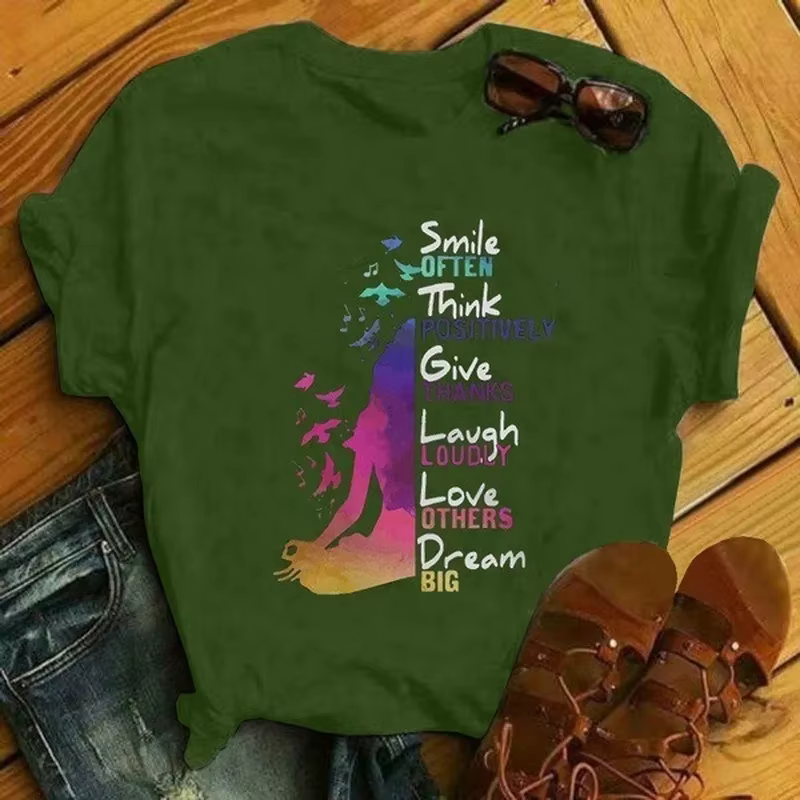 T-shirt en molleton à manches courtes et col rond pour femme, vêtement à la mode