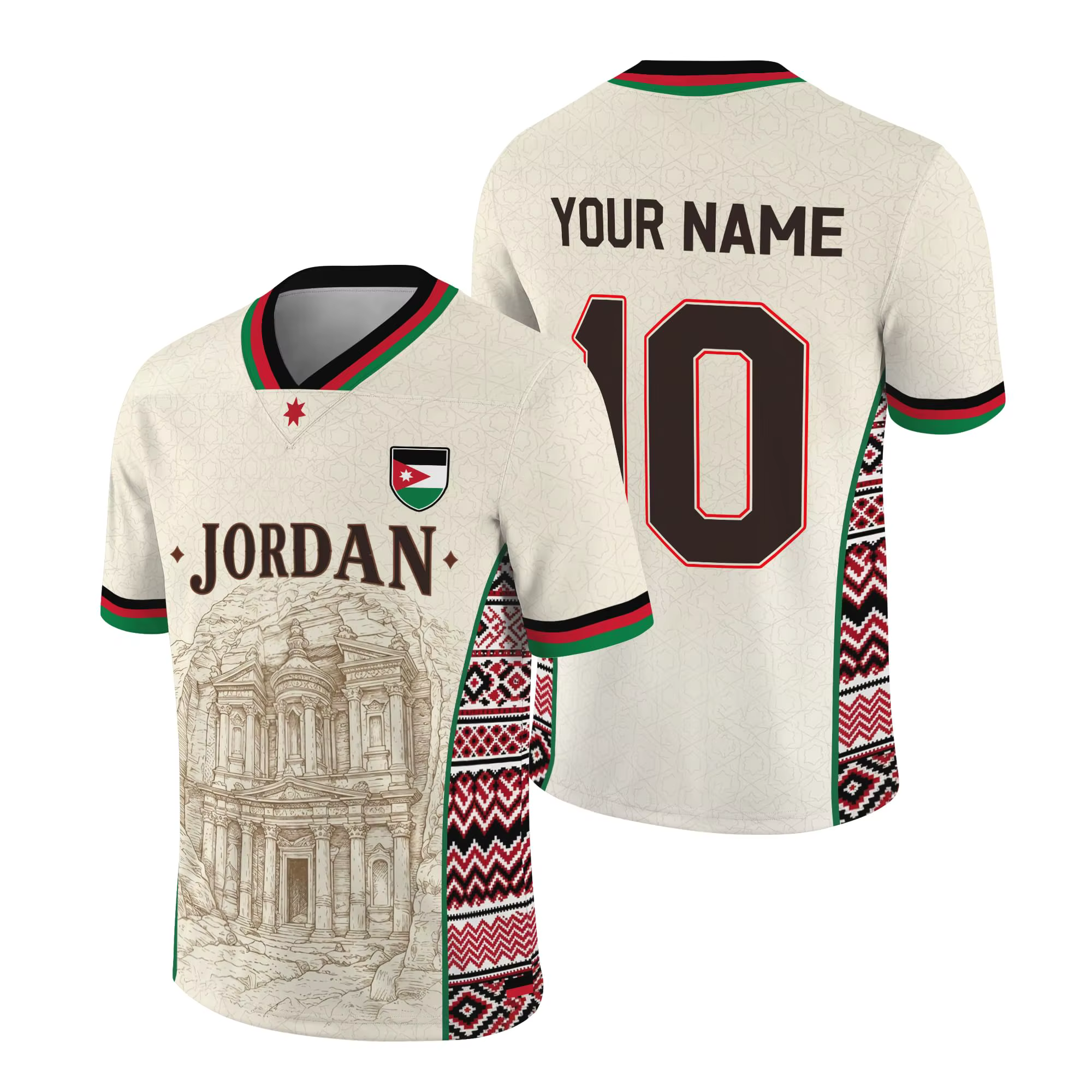 Maillot de football Jordan personnalisé pour homme, femme et adolescent – Nom et numéro sur mesure