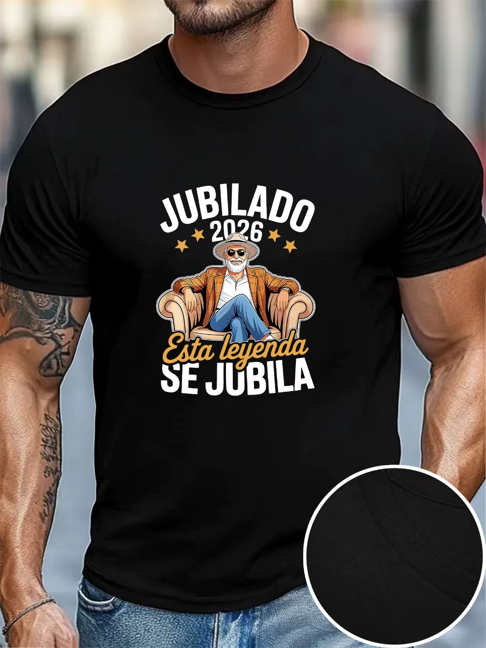 T-shirt commémoratif de la retraite 2026 - 100 % style espagnol, thème retraite, conçu pour les pers