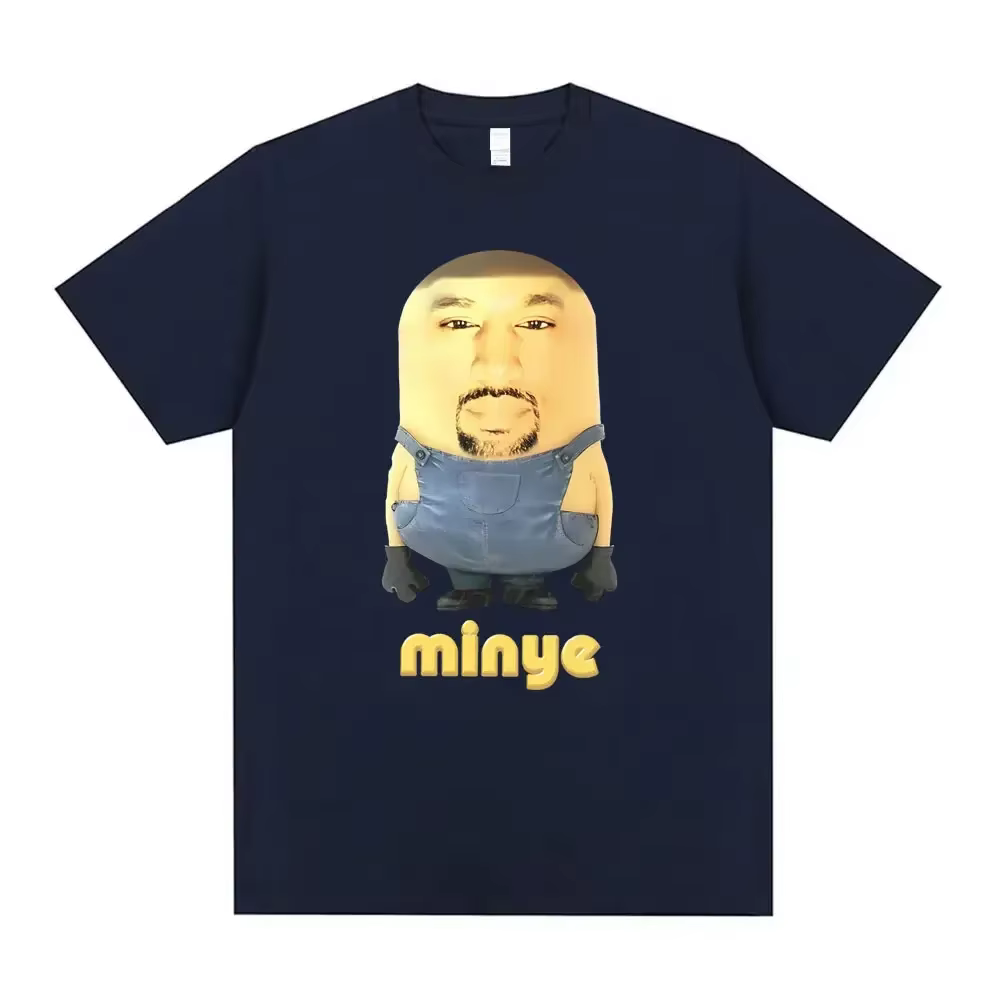 Rappeur Kanye West Minye drôle Meme t-shirt femmes Hip Hop Vintage surdimensionné t-shirt femmes déc