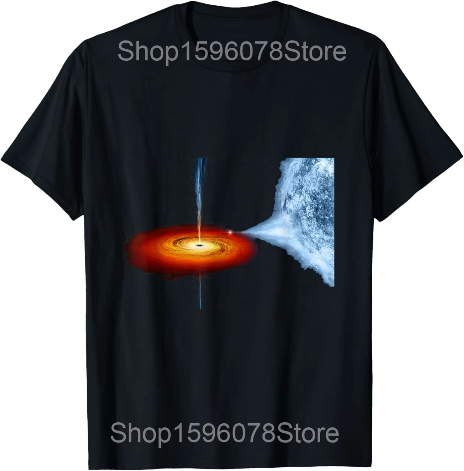 T-shirt manches courtes unisexe, ample, humoristique, avec trous noirs, pour hommes et femmes, en pu