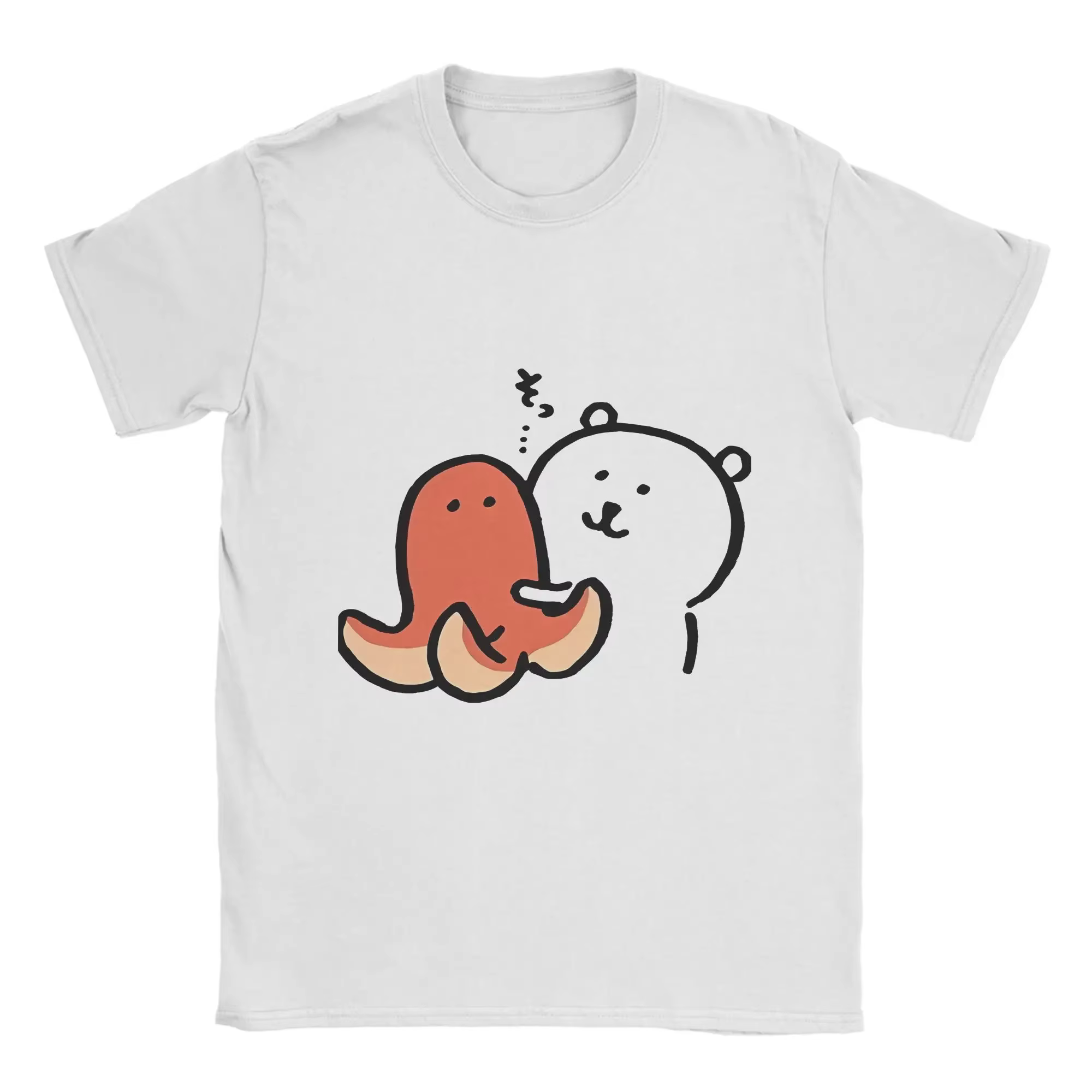 Blague ours imprimé t-shirt pour femmes été Vintage t-shirts col rond Hip Hop t-shirt femmes vêtemen