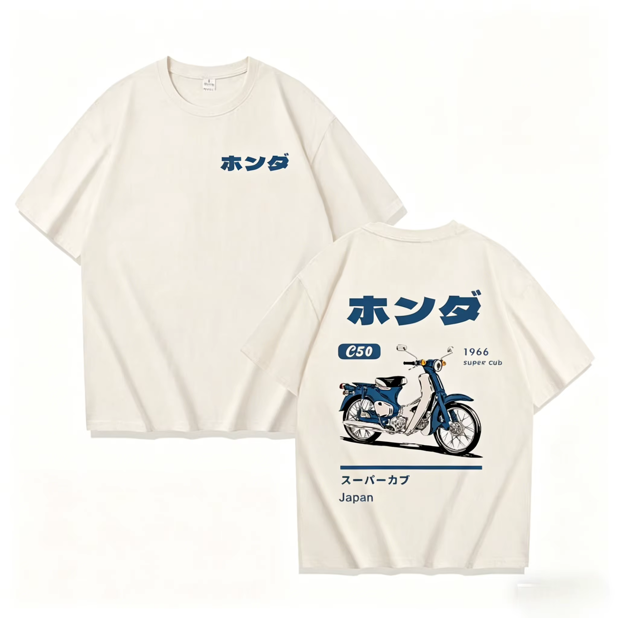 T-shirt tendance rétro imprimé dessin animé voiture, manches courtes, pour couple, vêtements jeunes