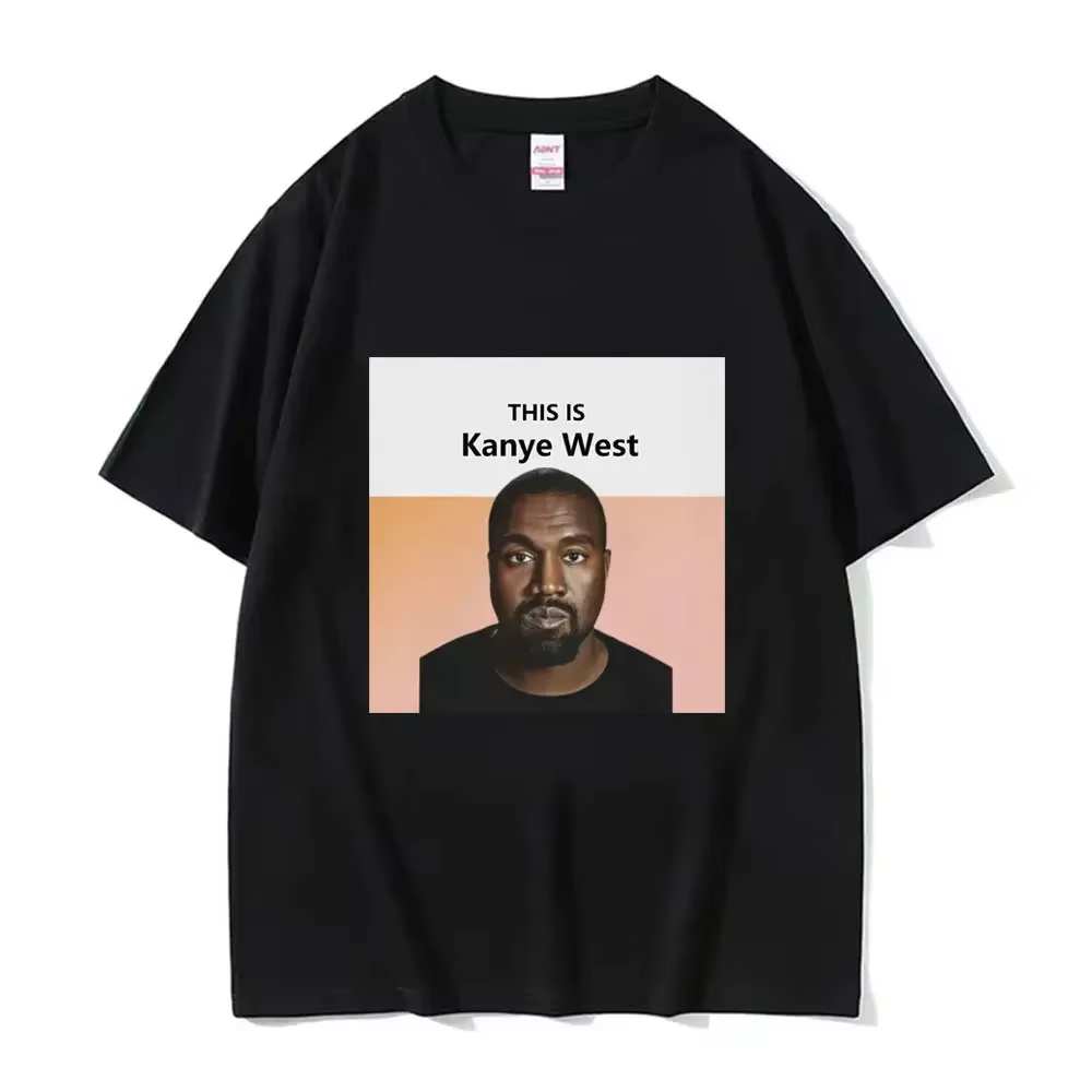 Drôle Kanye West Meme T-Shirt hommes Vintage Hip Hop Rap Style T-Shirt hommes femmes à manches court
