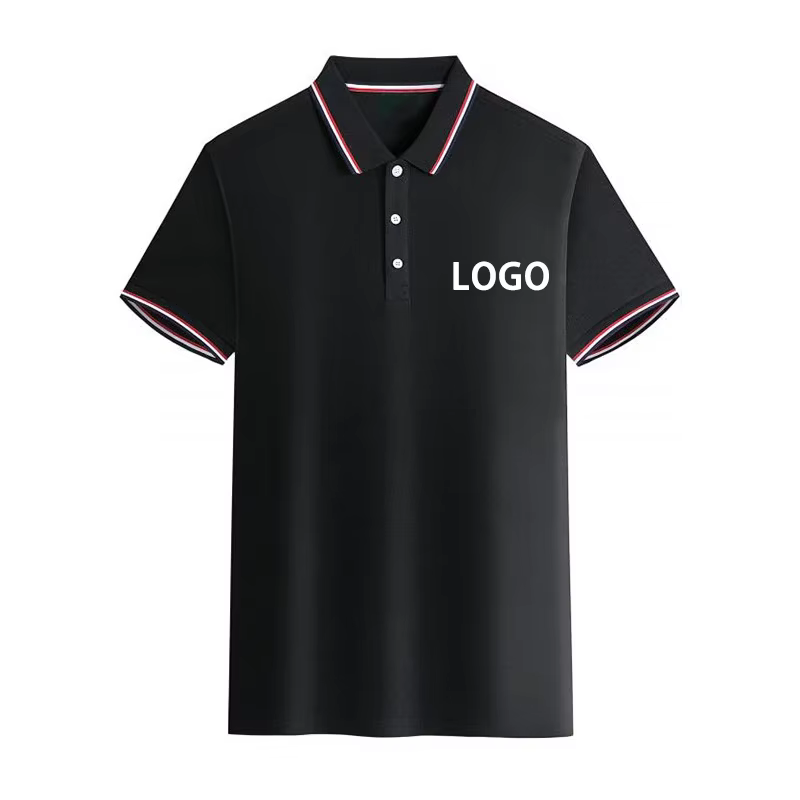 Polos imprimés personnalisés hommes mode d'été conception personnalisée T-shirts à revers femmes déc