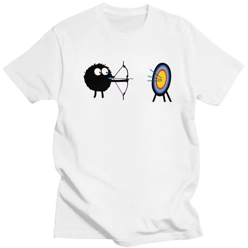 Personnalisé tir à l'arc cible T-shirt hommes 100% coton T-shirt loisirs Archer arc chasse amant T-s