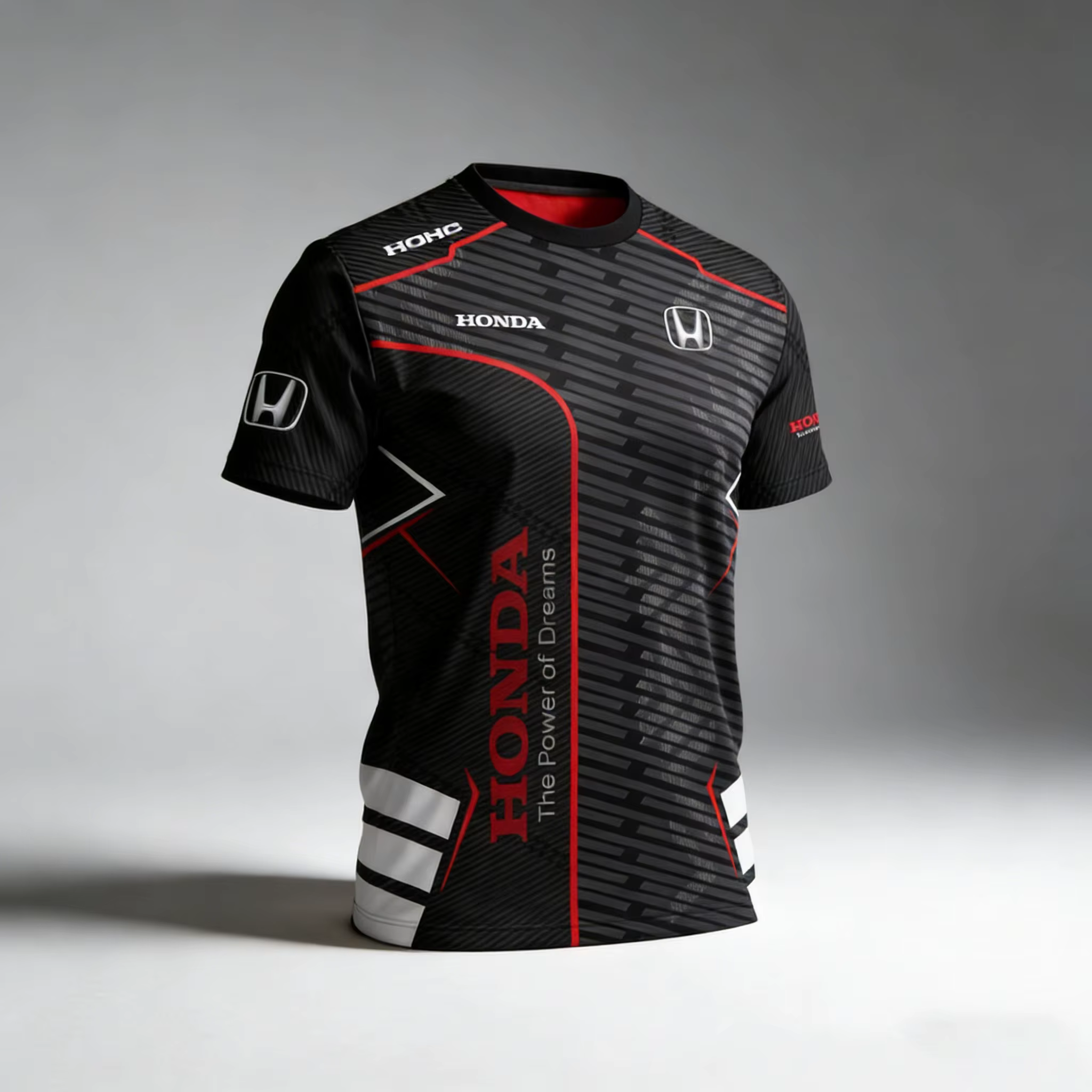 T-shirt de course HONDA, équipe de course Honda, T-shirt environnant, sport, Fitness, activités de p
