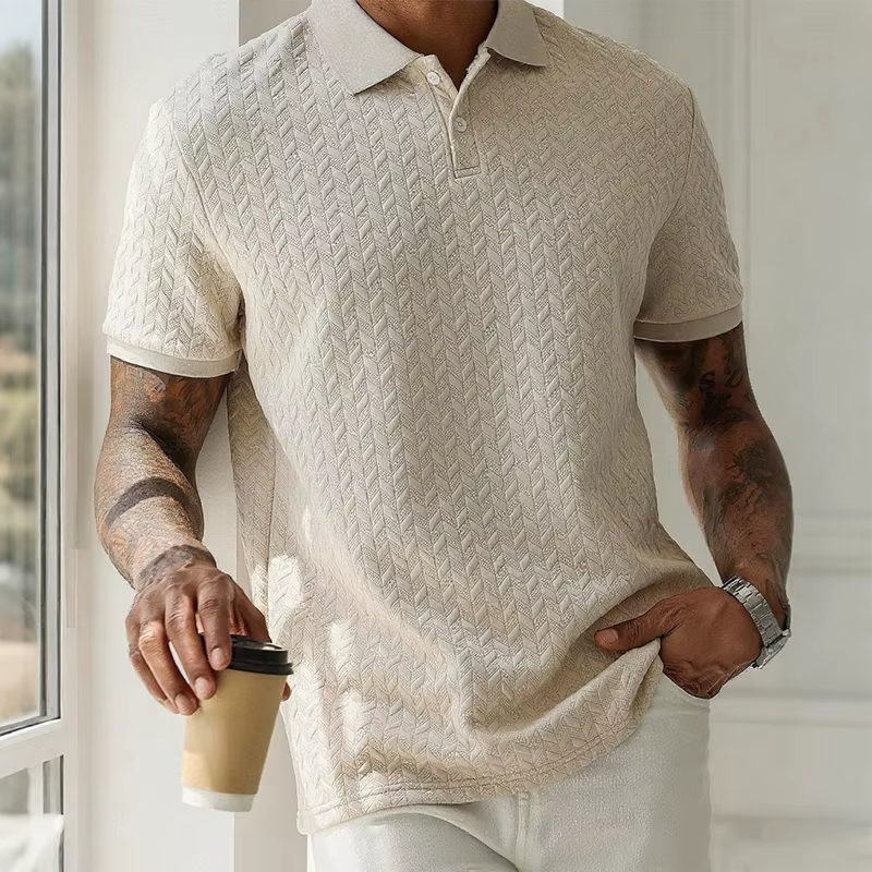 Polo d'été à manches courtes pour hommes, Streetwear, hauts de couleur unie, marque respirante