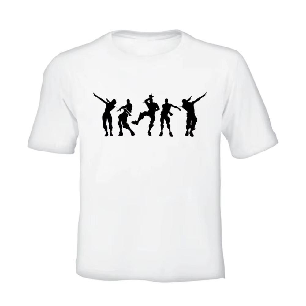 2025 nouvelle vente chaude Fortniter célébrations T-Shirt adulte hommes jeu danse Discout chaude nou