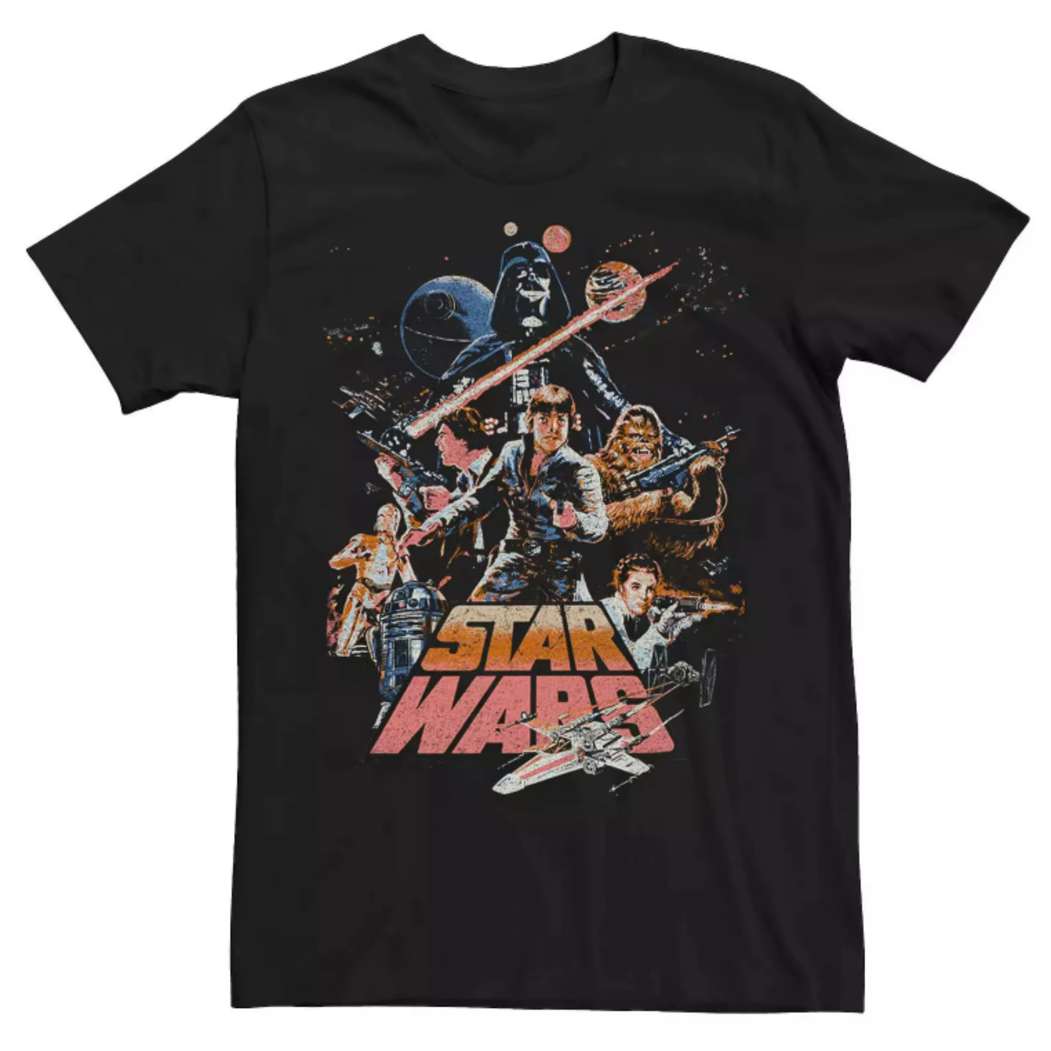 Star Wars – streetwear science-fiction pour hommes, t-shirts d'été à manches courtes, amples et déco