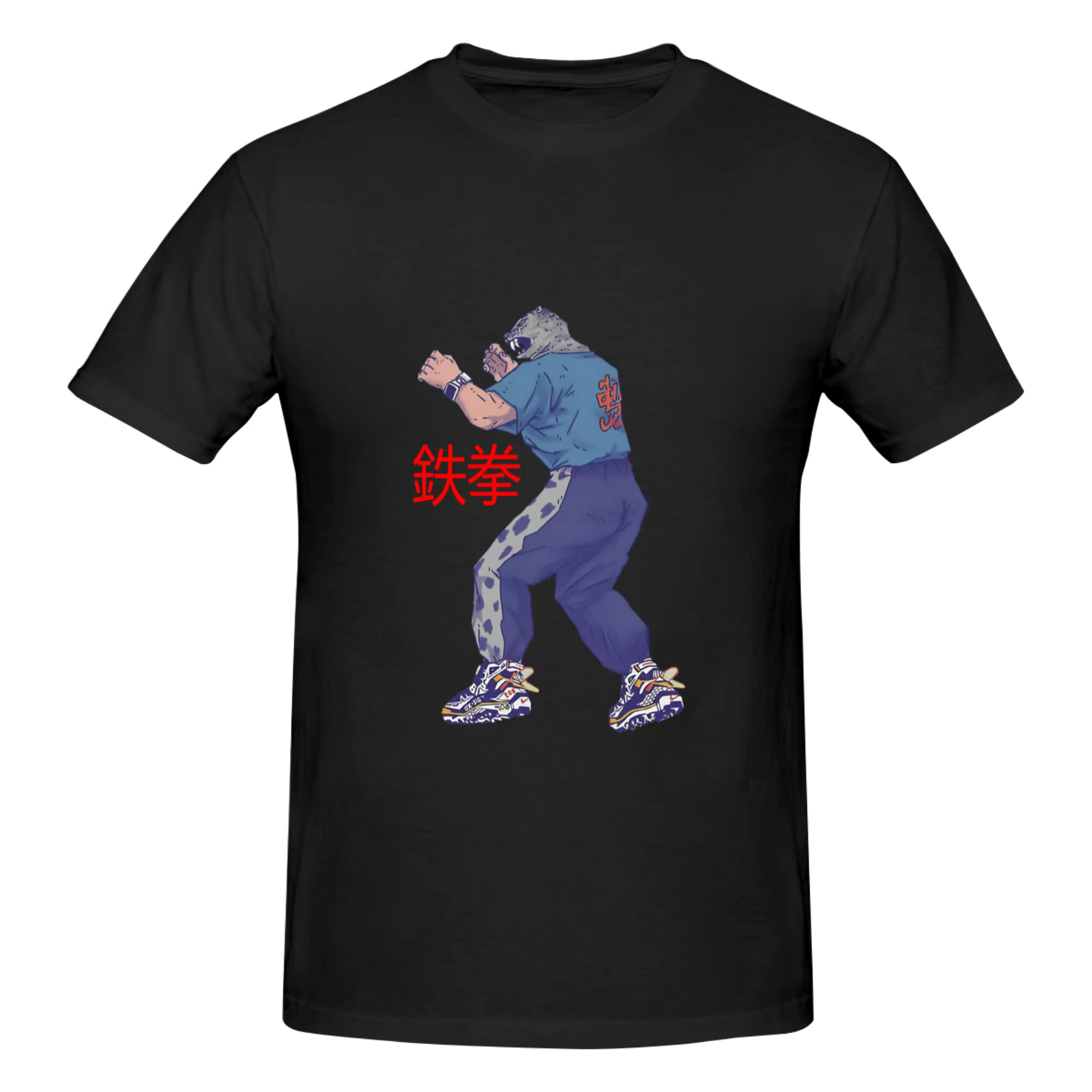 Funny King Tekken Essential T-shirt imprimé pour hommes, T-shirt unisexe, T-shirt de sport pour homm