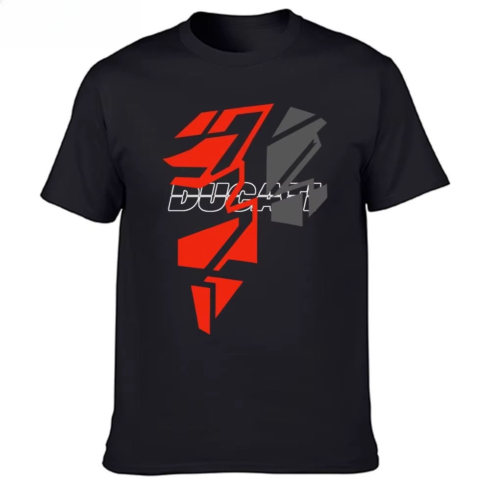 2025 nouveau t-shirt décontracté Ducatis Moto GP course Moto t-shirt 100% coton