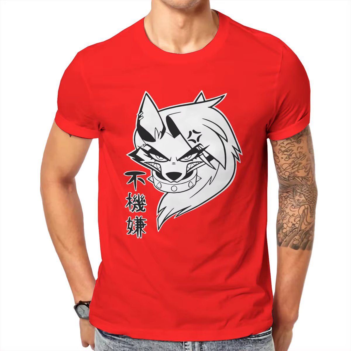 Helluva Boss Loona Manga – t-shirt manches courtes pour homme, humoristique, 100% coton, Original